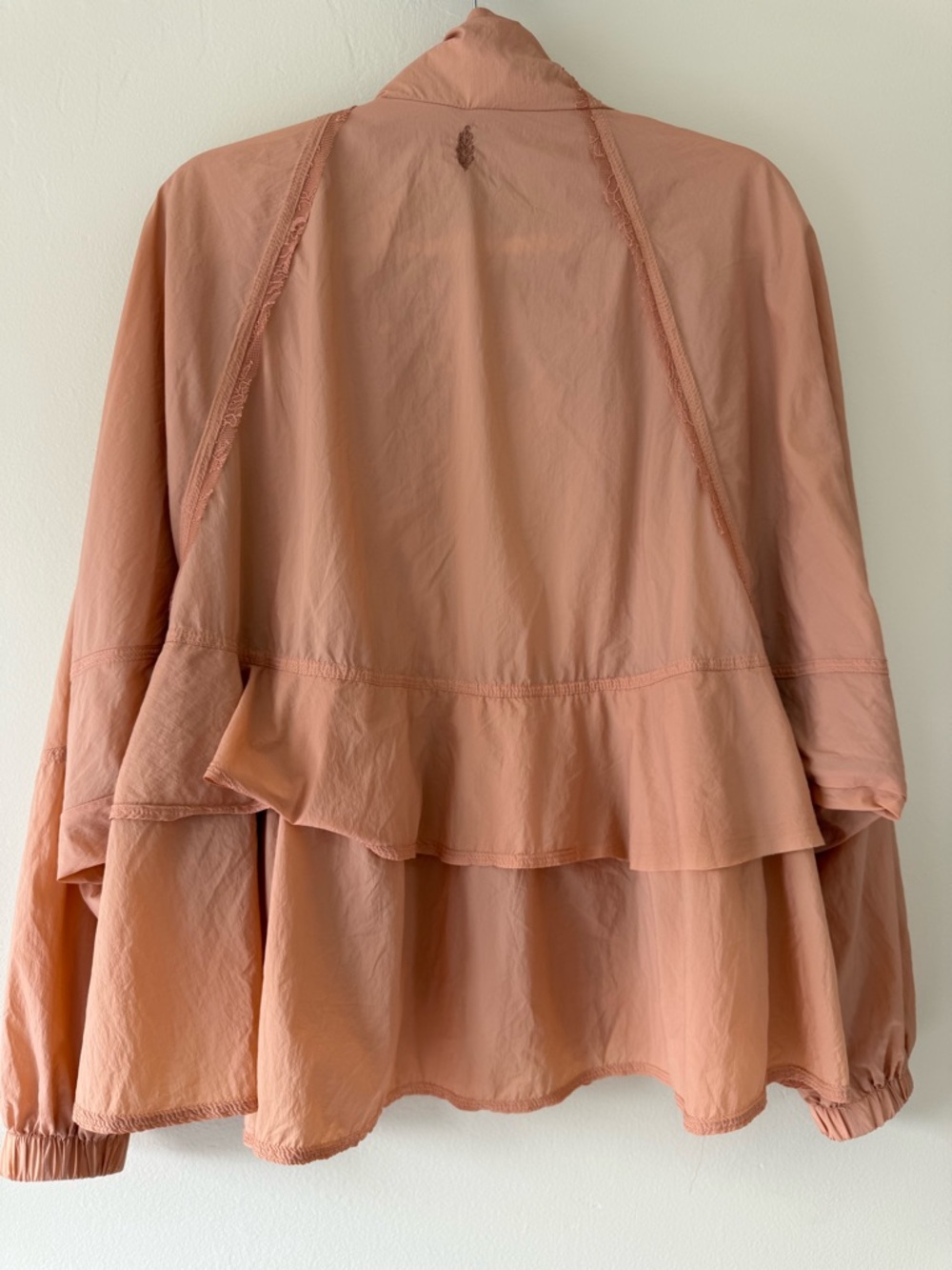 FP Movement by Free People Peach Lace-Back Jacket - Picture 4 of 6
